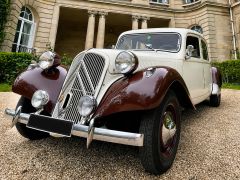 CITRO&Euml;N Traction 11 B de 1954 en location pour mariage dans l'Eure