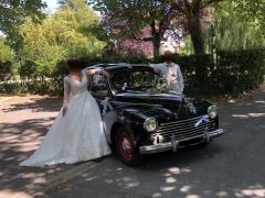 Peugeot 203 de 1954 en location pour mariage dans l'Essonne