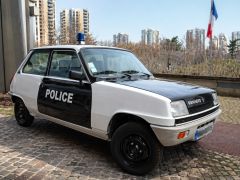RENAULT 5 Police Pie de 1986 en location pour mariage � Paris