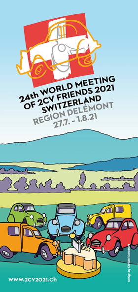 La réunion mondiale des 2CV aura lieu en dans le Jura - RFJ votre radio régionale
