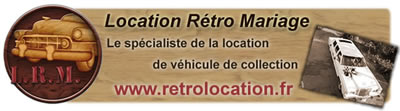 Location de voiture de collection pour mariage