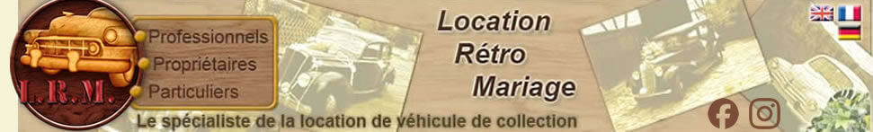 Banniere haute Accueil Location R&eacute;tro Mariage